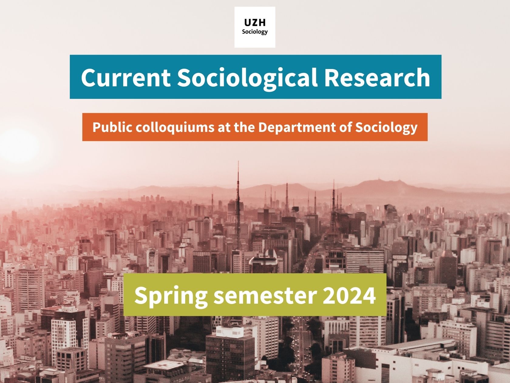 Current Sociological Research SUZ - Kolloquium 1